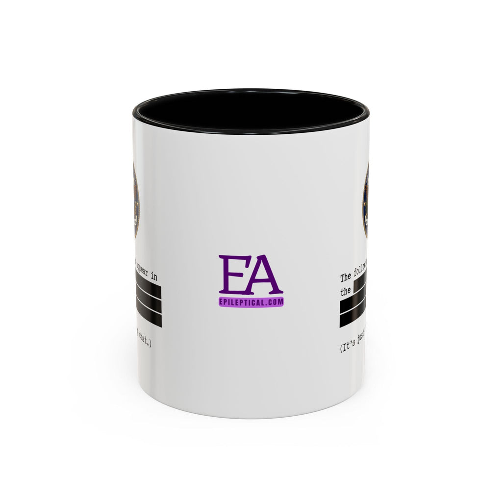 Unsealed Documents Coffee Mug – Redacted Files Political Satire Mug