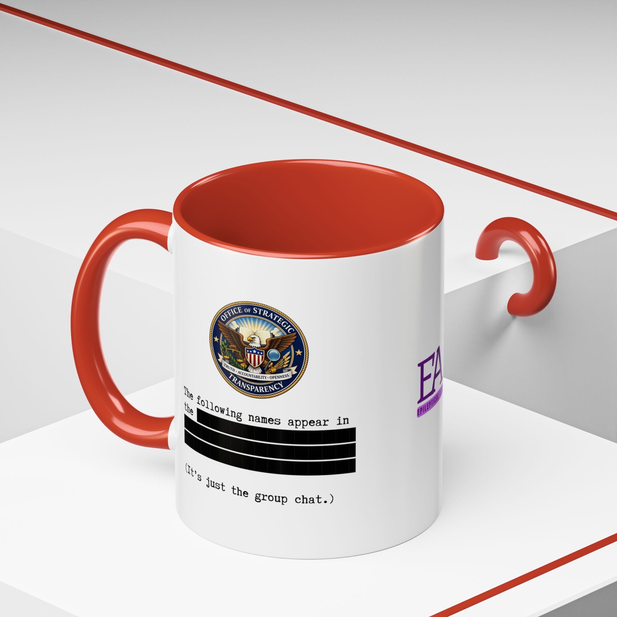 Unsealed Documents Coffee Mug – Redacted Files Political Satire Mug