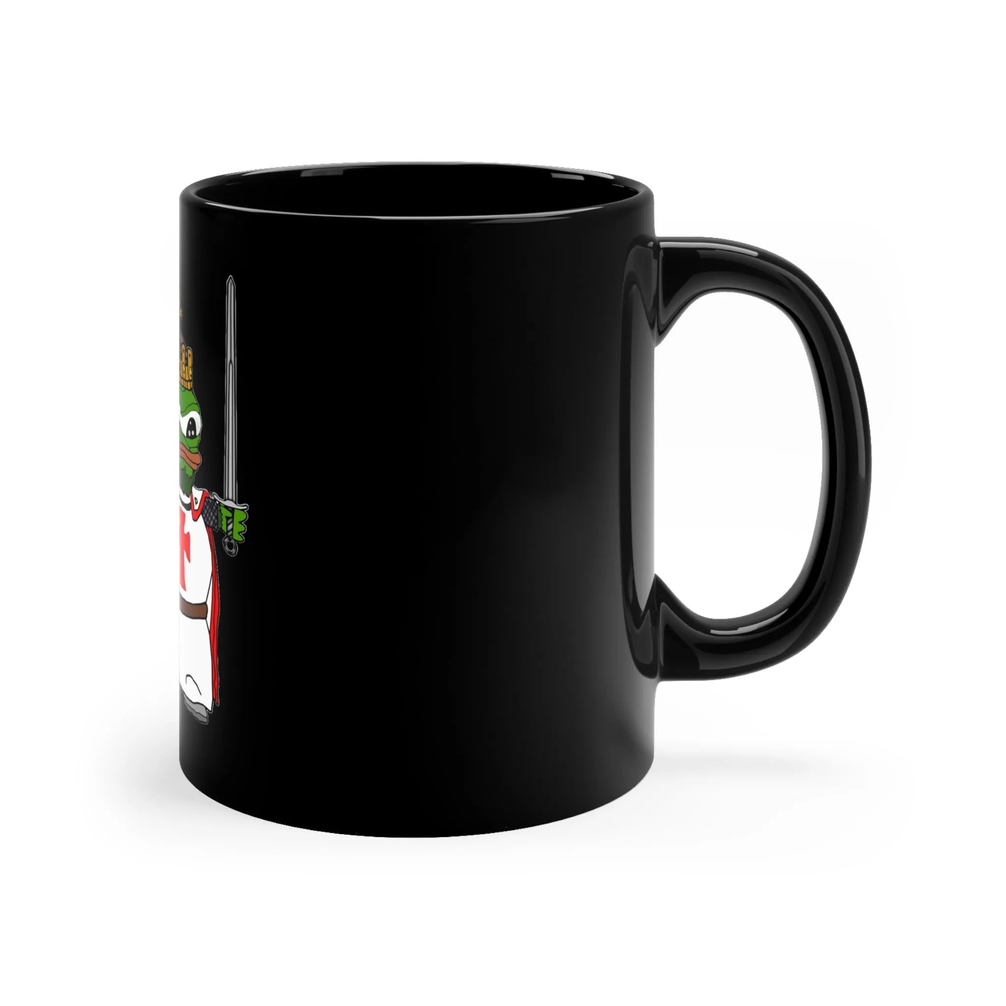 Crusader Pepe Mug - Deus Vult Coffee Mug - 4LibertyShop.com