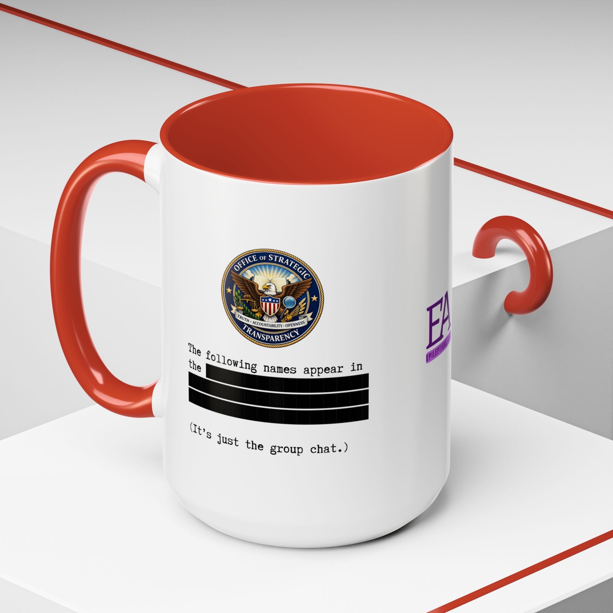 Unsealed Documents Coffee Mug – Redacted Files Political Satire Mug