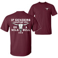 "If Gender Confuse You..." Funny Sarcastic T-Shirt - 2-Sided Unisex Quote Tee, Humor Apparel